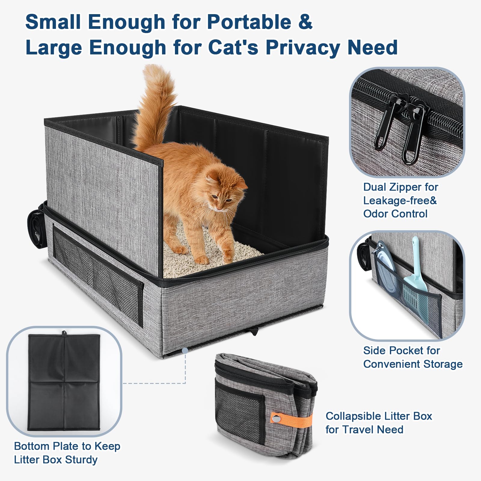 Suzzipaws pliage compact, rangement facile à emporter.