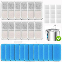 Filtre de remplacement Svrinlio pour fontaine chat PWF-001, filtration triple-couche efficace.