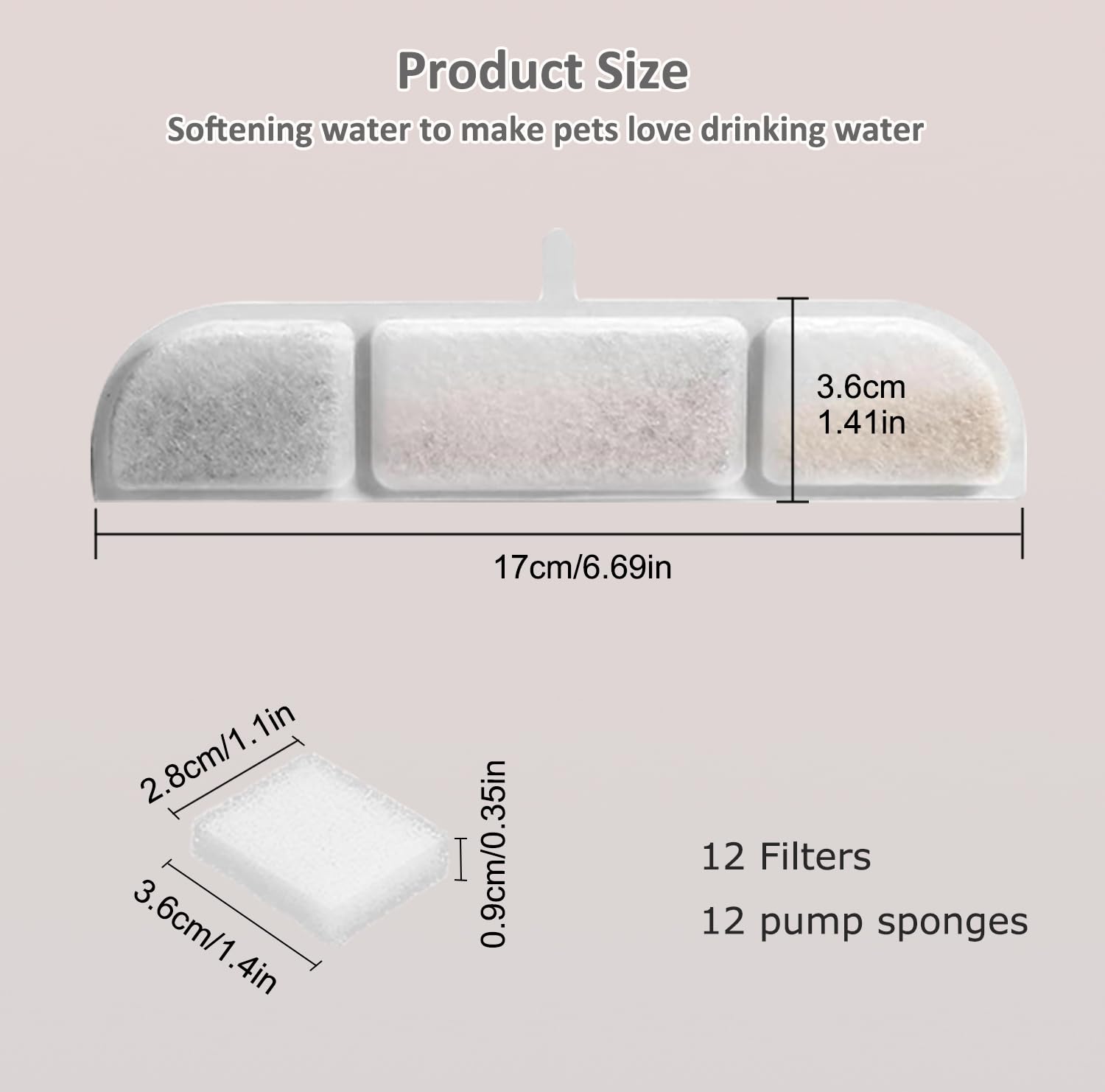 Svrinlio Fursink éponge pompe 12-pack entretien facile et efficace