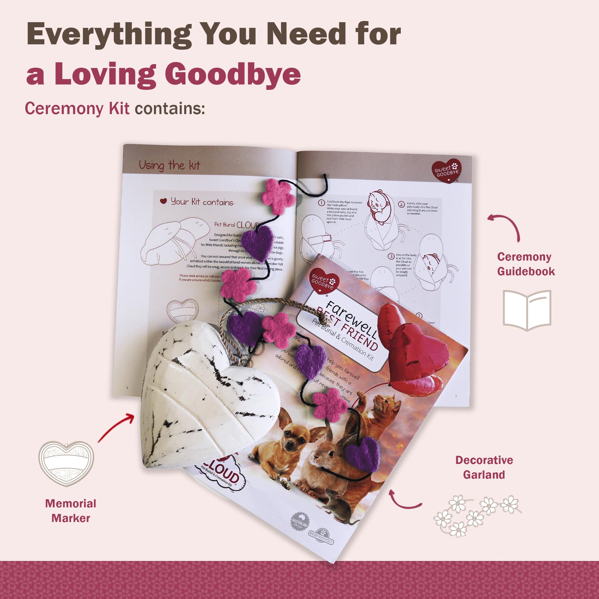 Sweet Goodbye Cloud: accessoires personnalisables pour créer un rituel sincère.