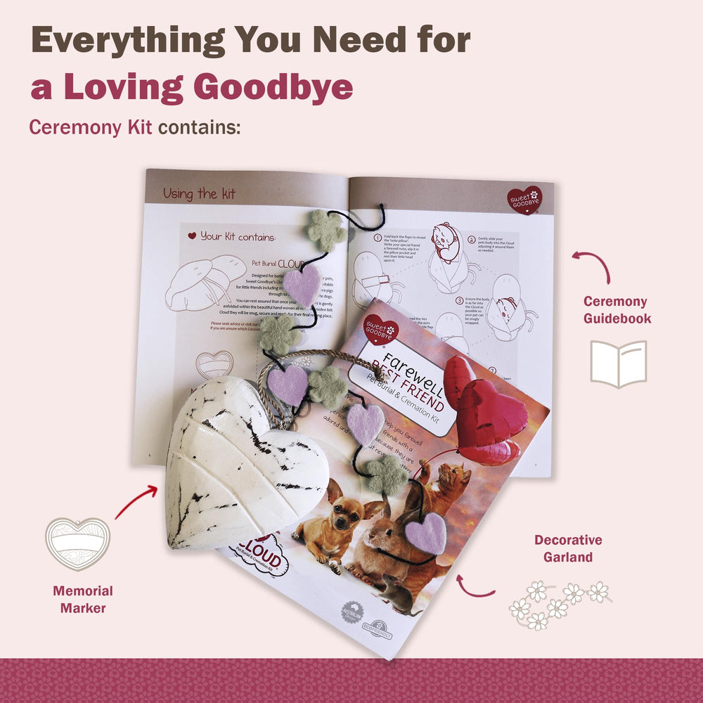 Sweet Goodbye Cloud: taille adaptée pour petits animaux, choix sûr.