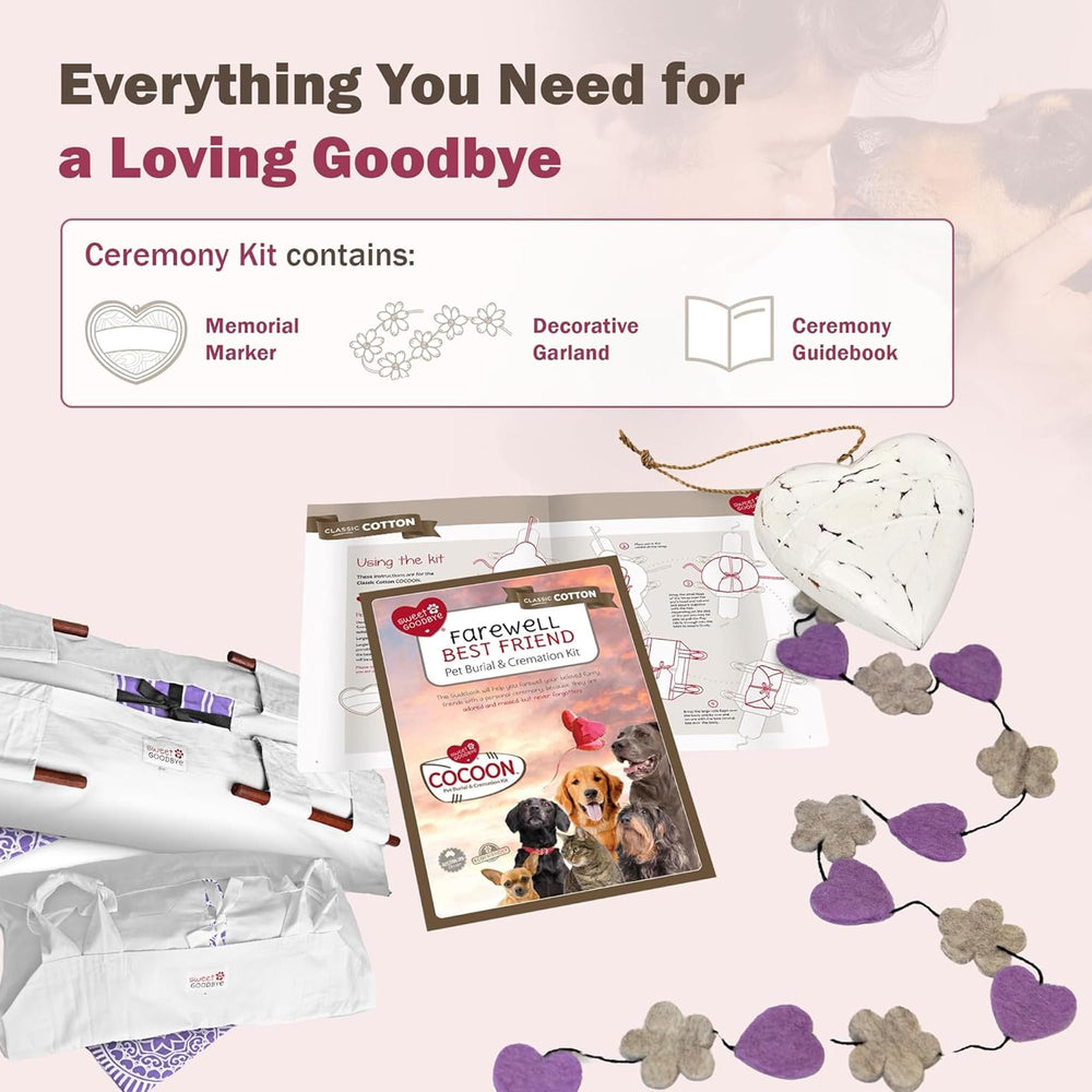 Sweet Goodbye Cocoon – accessoires et éléments mémoriels pour personnaliser la cérémonie