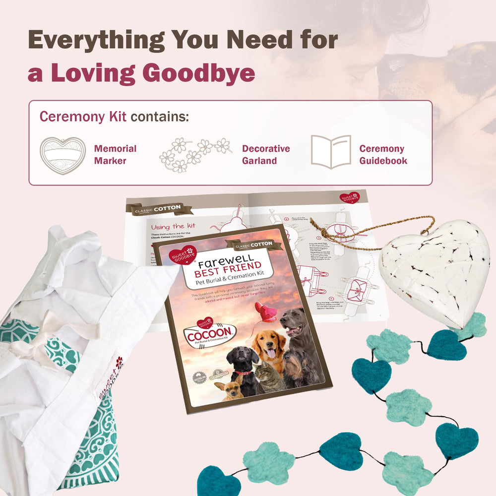 Sweet Goodbye Cocoon : extras de personnalisation pour une cérémonie unique.