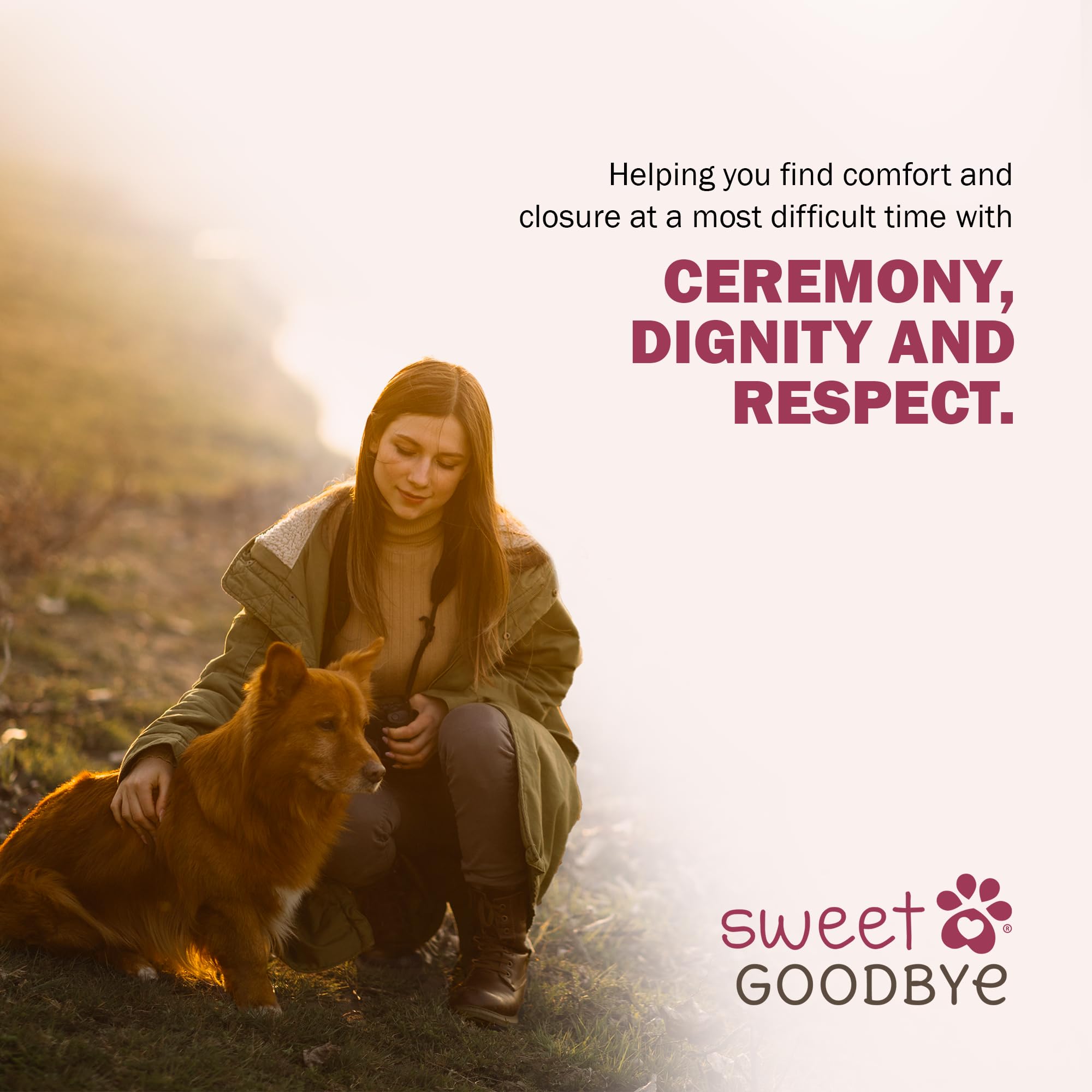Cocoon Sweet Goodbye carte mémoire vivante pour préserver le souvenir