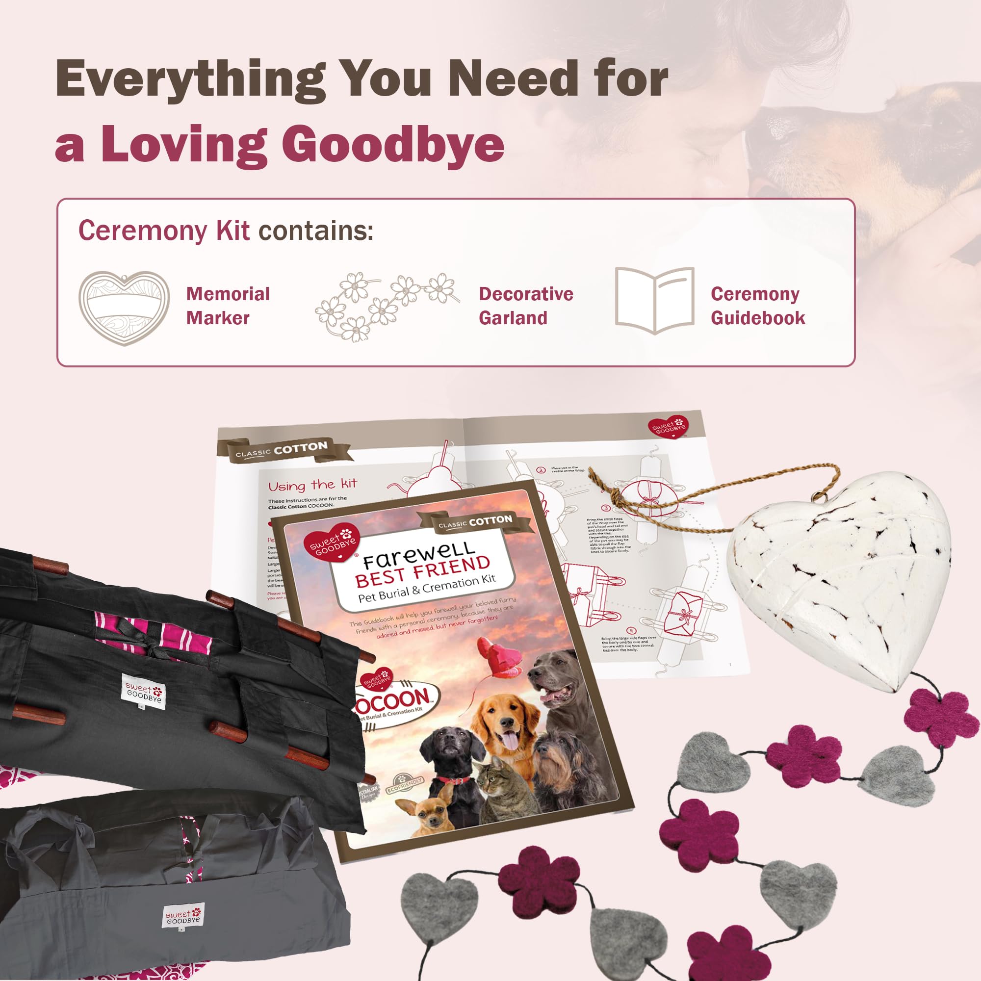 Sweet Goodbye Cocoon: choix de tailles et couleurs XL Noir Rose