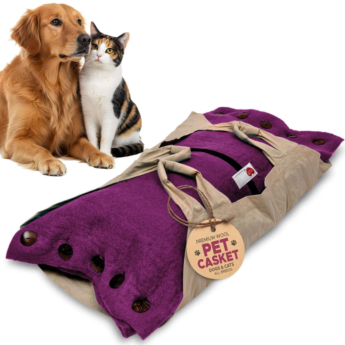 Cocoon Sweet Goodbye avec drap en laine premium, repos doux et chaleureux