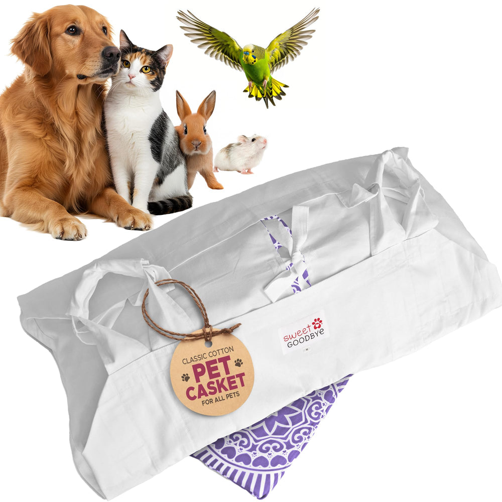 Sweet Goodbye Cocoon – couches douces en coton enveloppant l’animal avec tendresse
