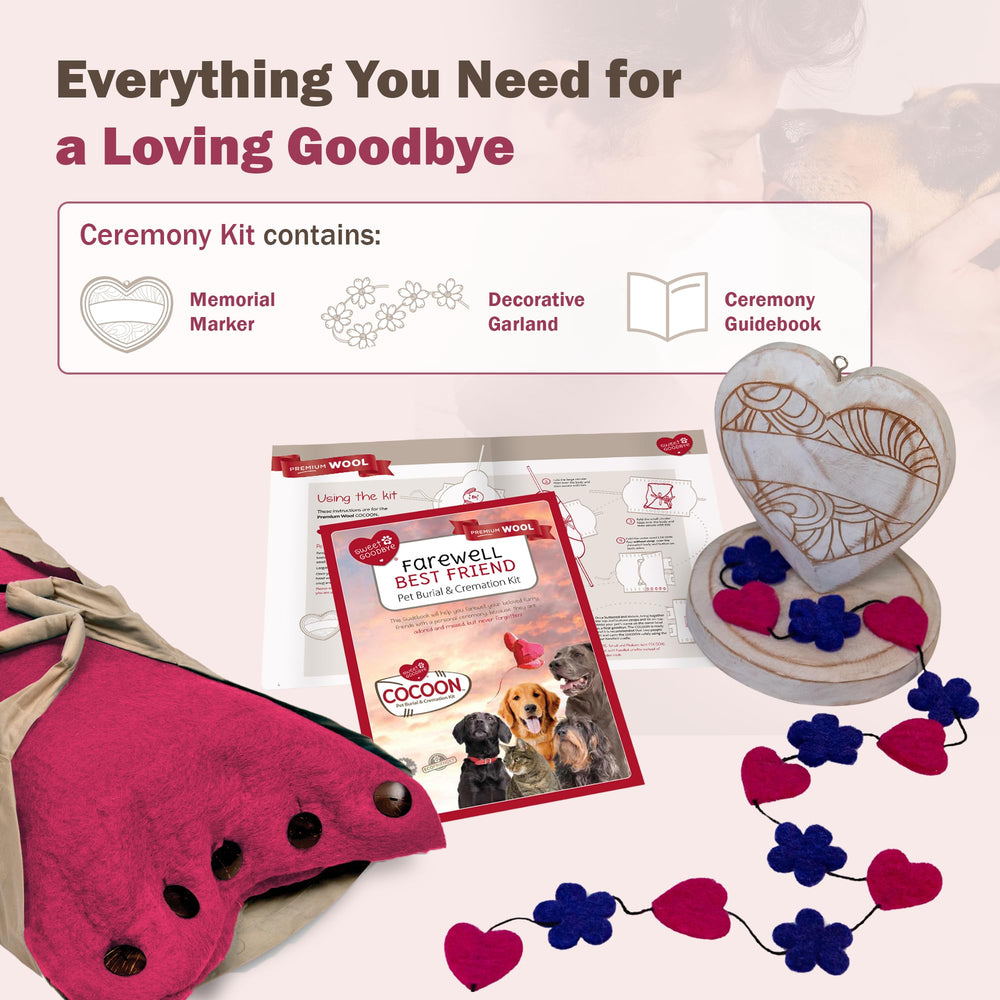 Sweet Goodbye Cocoon six couleurs disponibles pour personnaliser l'hommage.