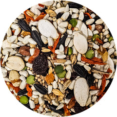 Sweet Harvest : vitamines et minéraux ajoutés pour le bien-être des perruches.