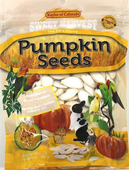 Sweet Harvest sachet 142 g, graines de citrouille, collation naturelle pour oiseaux et petits animaux.