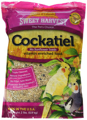 Sweet Harvest Kaylor-Made Cockatiel Food sans tournesol, alimentation équilibrée pour plumes éclatantes et énergie naturelle