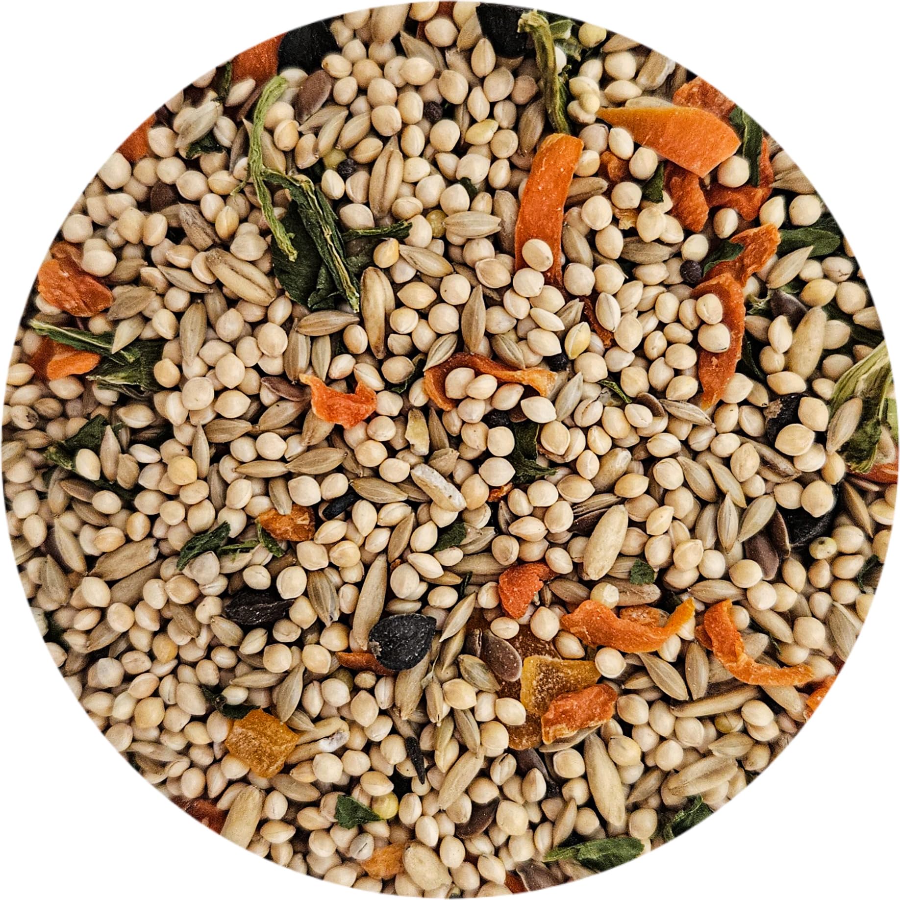 Sweet Harvest perruche – emballage à l’azote pour la fraîcheur.