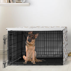 Cache-cage Sweet Jojo Designs en taupe et neutre, design moderne