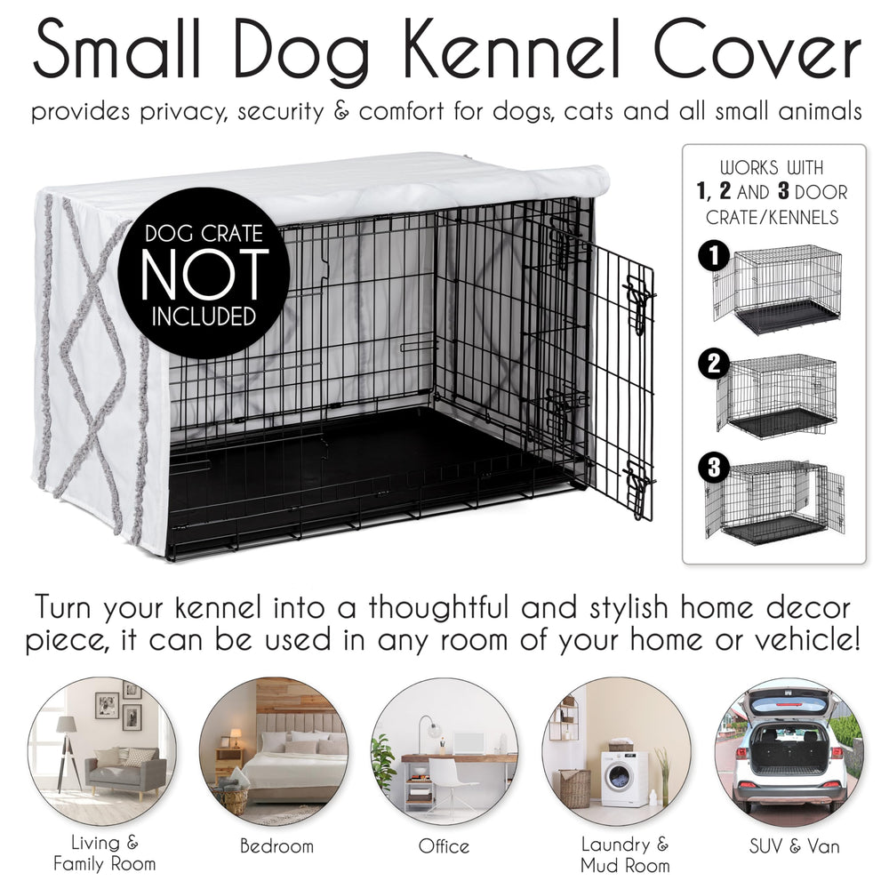 Sweet Jojo Designs design minimaliste pour cage de chien espace confortable.