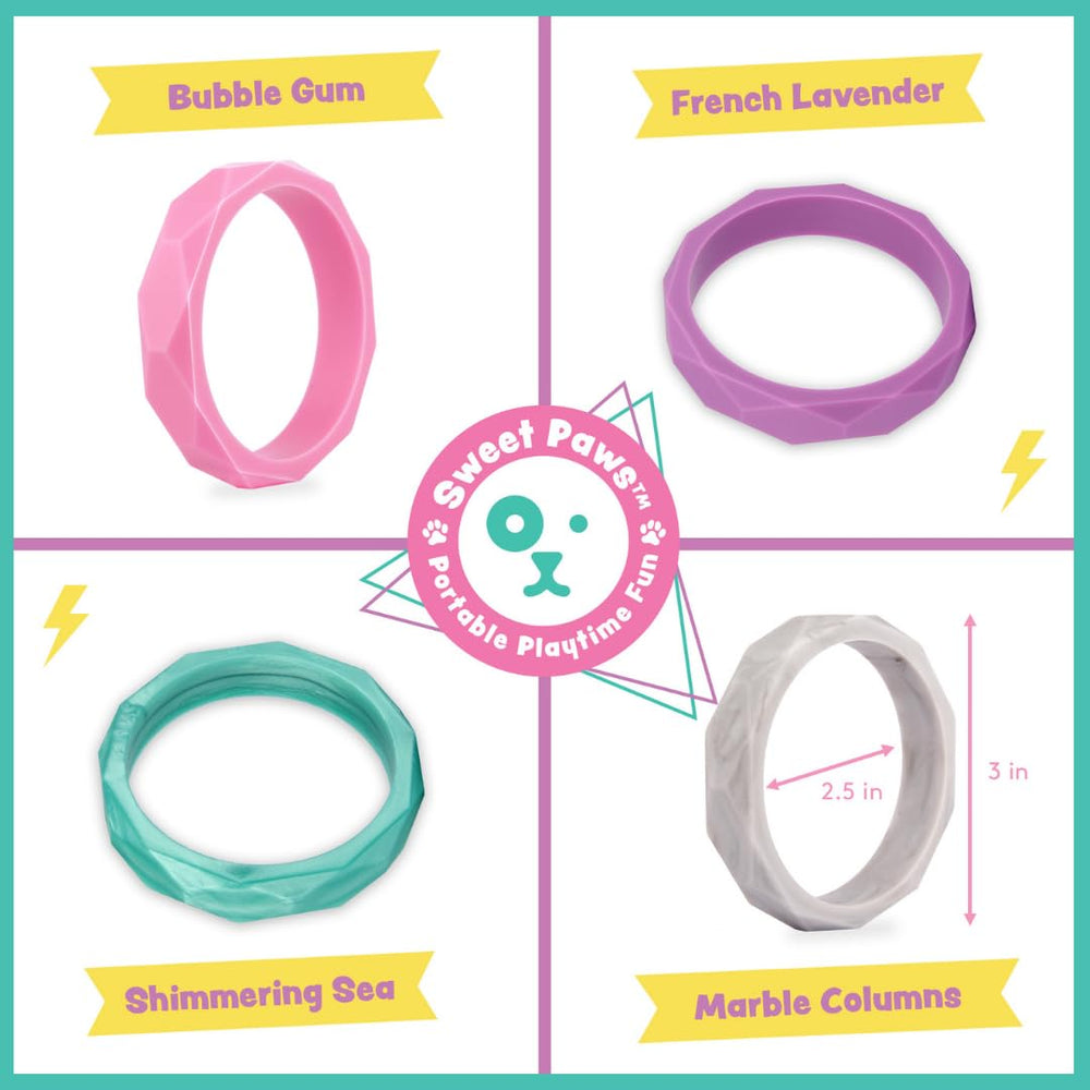 Sweet Paws lave-vaisselle, nettoyage rapide et pratique des anneaux dentition