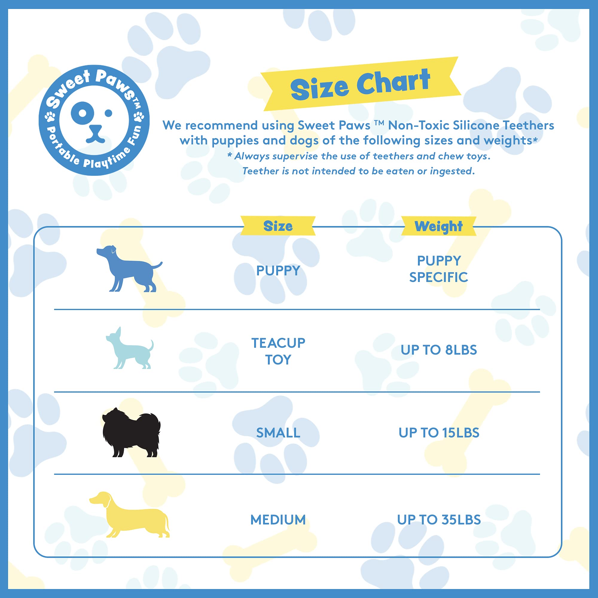 Sweet Paws transport facile, accessoire de voyage pour chiot