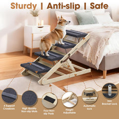 SweetBin bois pin naturel pour marches robustes et durables