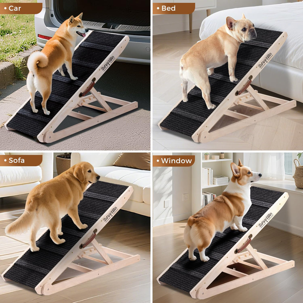 SweetBin rampe chien pour accès sécurisé et pratique.
