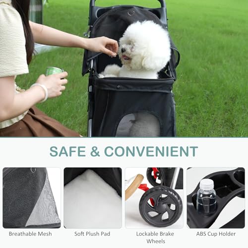 Sweetcrispy Poussette compartiment de rangement: espace pratique pour accessoires et friandises.
