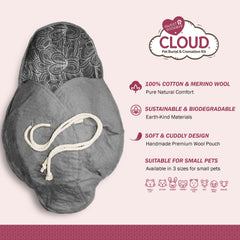 Sweet Goodbye Cloud: matériaux écoresponsables en merino et coton pour une fin respectueuse