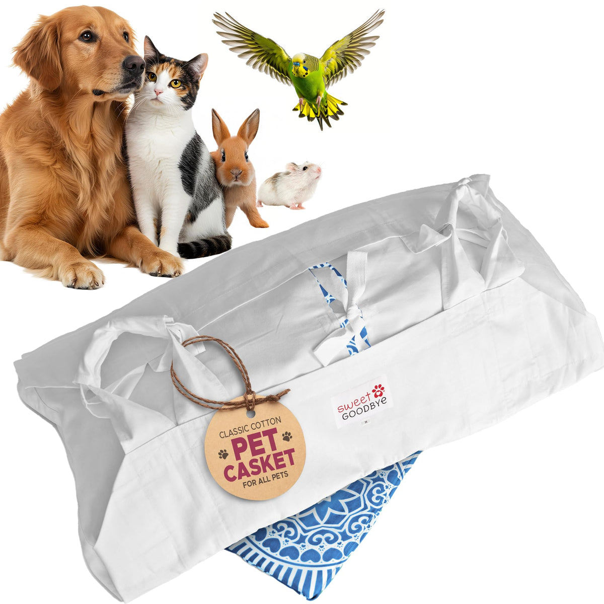 Coffre Sweet Goodbye Cocoon en coton classique pour transports sûrs.
