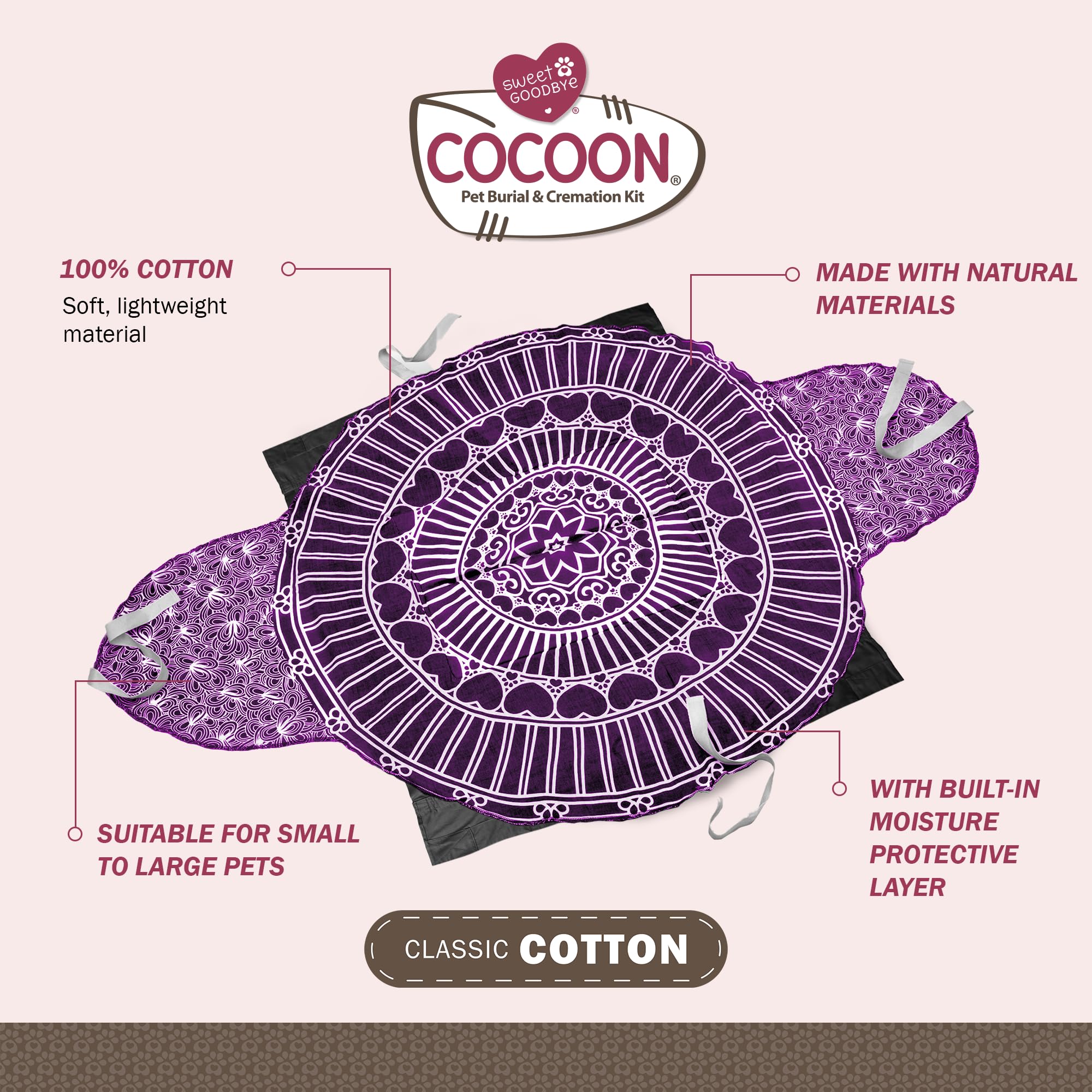 Sweet Goodbye Cocoon – Couches en coton naturel offrant un confort discret.