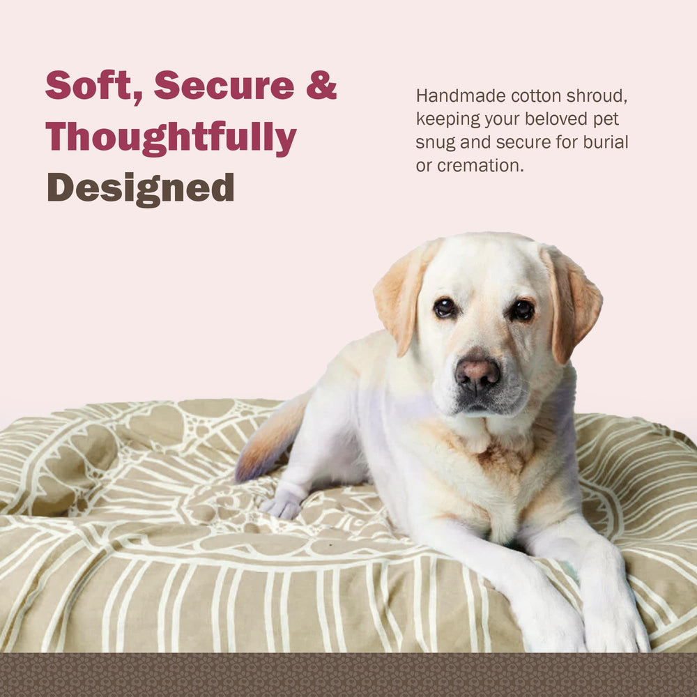 Sweet Goodbye Matériaux écoresponsables: coton 100% et éléments compostables.