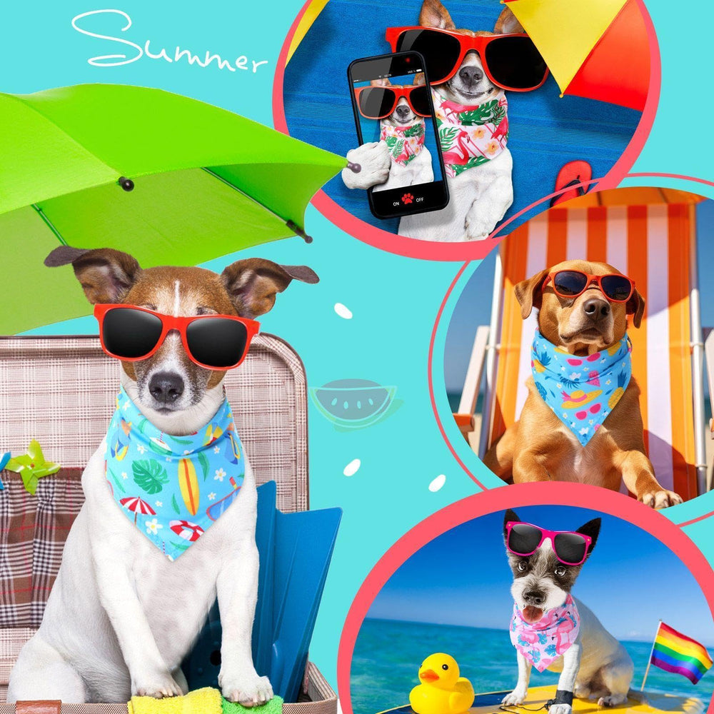 Sweetude bandanas hawaïens avec pastèque, motif frais pour l'été.