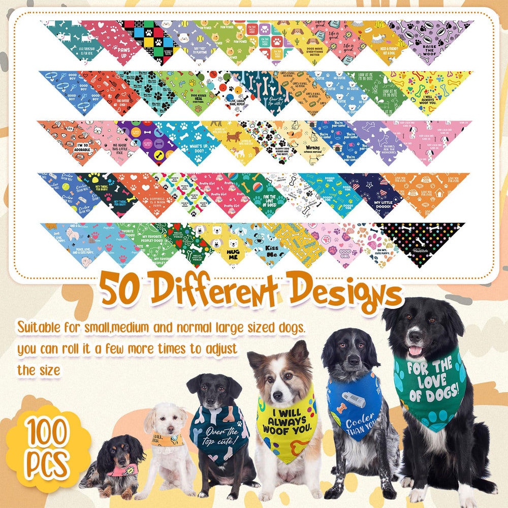 Sweetude bandanas taille ajustable, s adapte facilement à la plupart des chiens.
