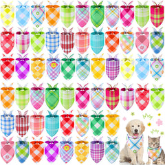 Bandanas Sweetude printemps, ensemble de 60 pièces, style varié pour chiens et chats