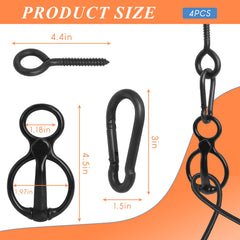 Swess attache-cheval en acier inoxydable, durabilité longue.