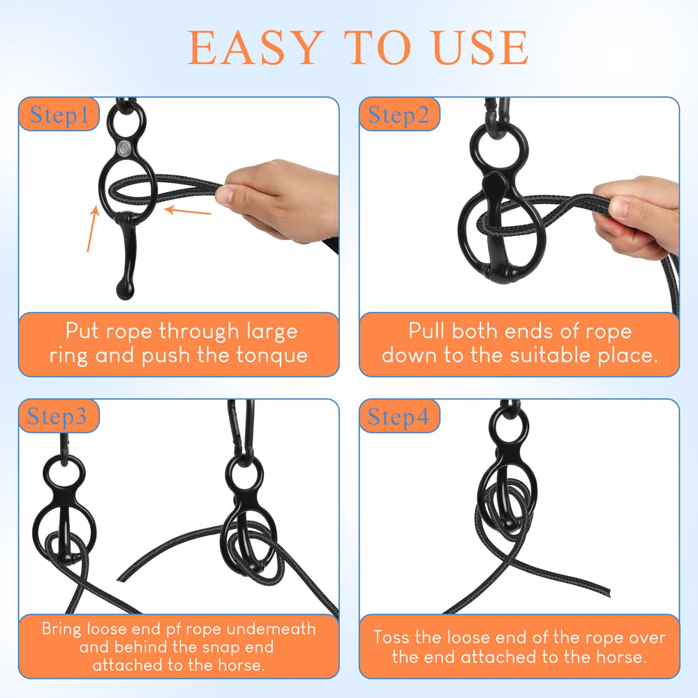 Swess boulon-œil-attache-cheval, fixation robuste et simple.