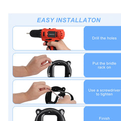 Swess porte-accessoires équestres – rangement efficace du local matériel