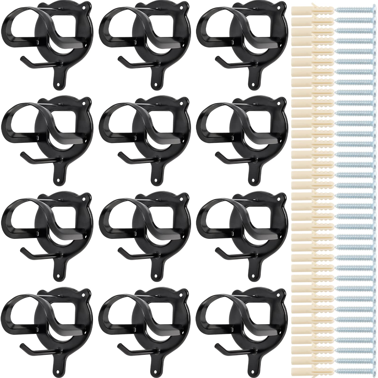 Swess porte-accessoires équestres mural – 12 crochets pour harnais bien ordonnés