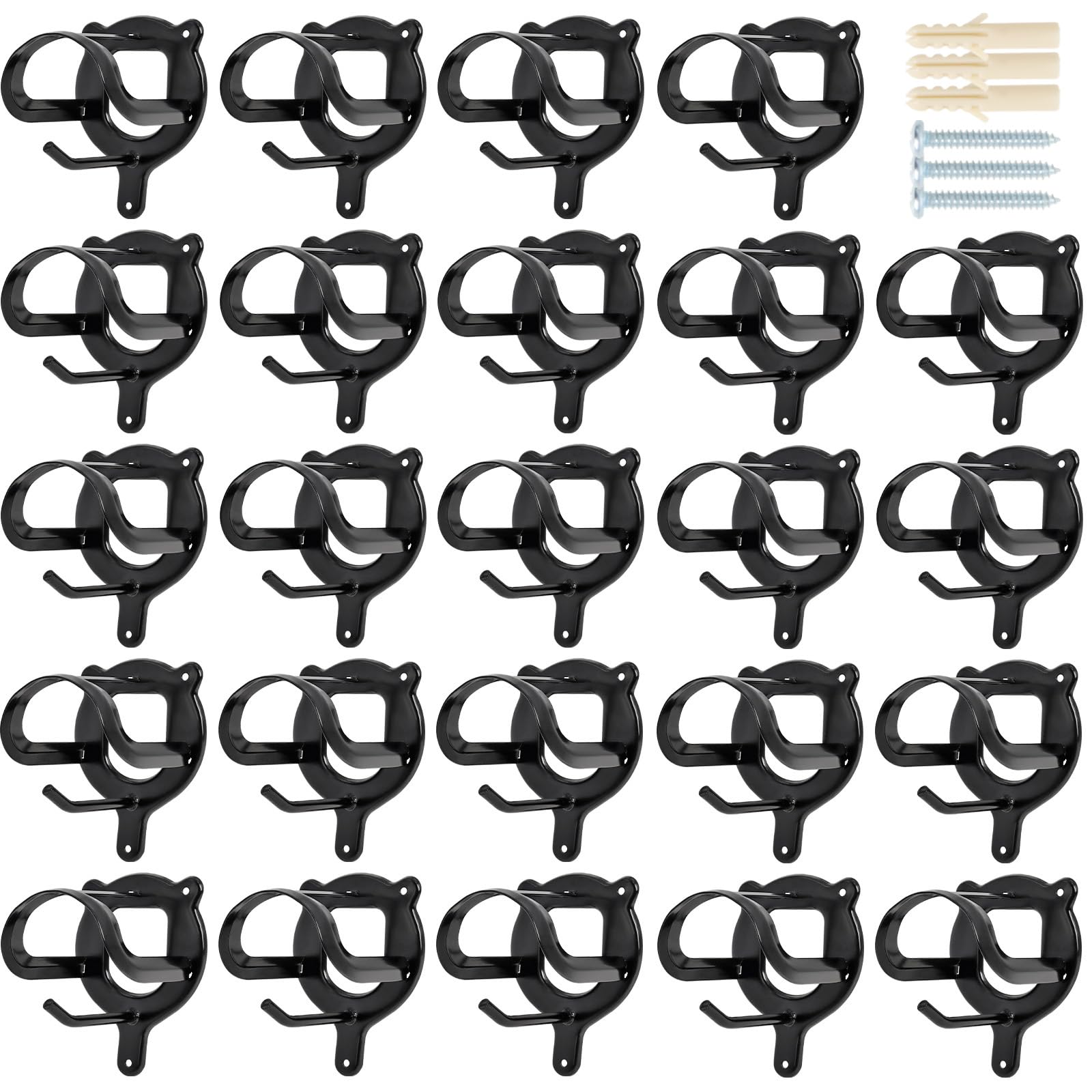 Swess porte-brides mural avec 24 crochets pour un rangement rapide des licols et harnais