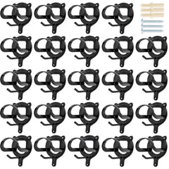 Swess porte-brides mural avec 24 crochets pour un rangement rapide des licols et harnais
