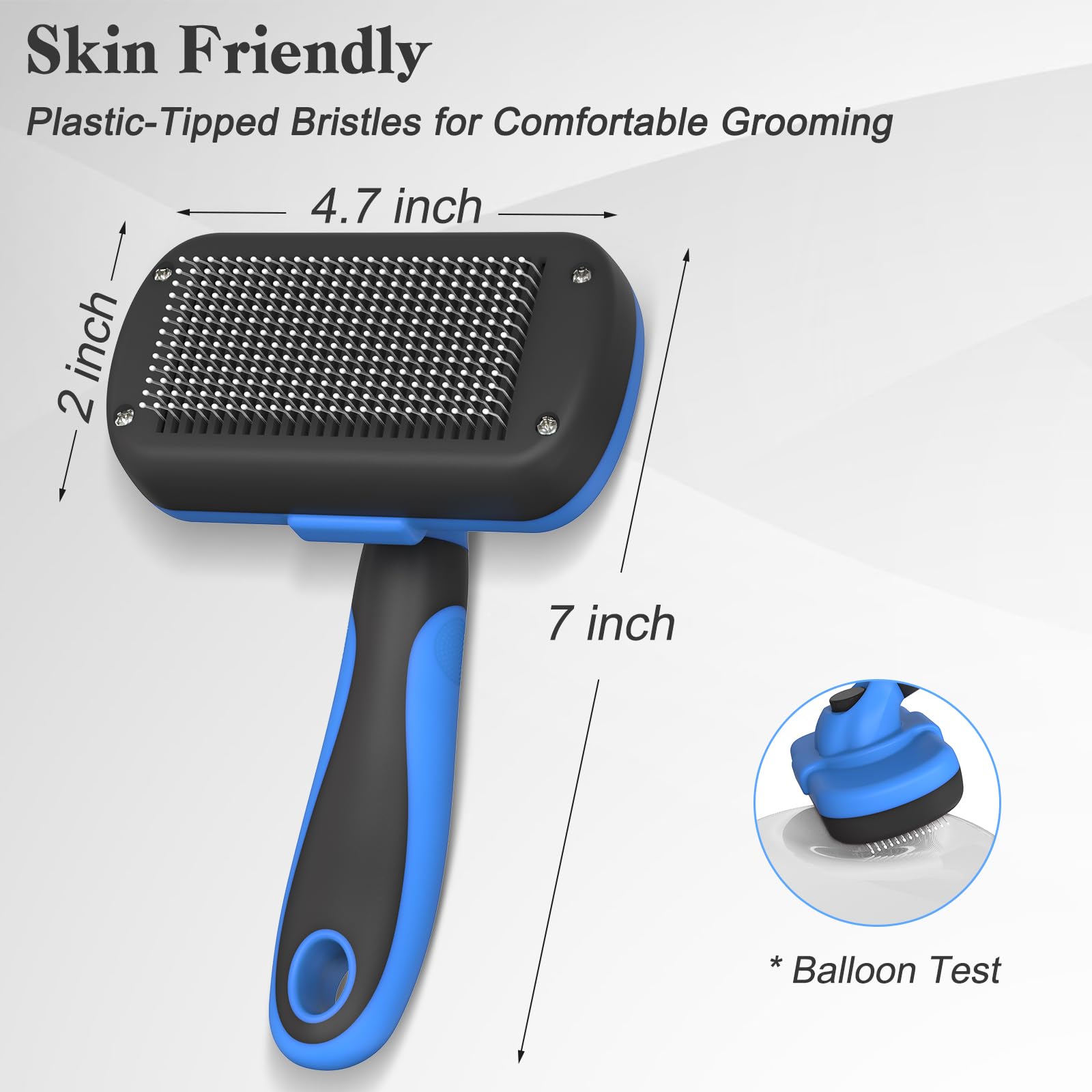 Swihauk brosse auto-nettoyante — Brins en acier inoxydable pour une durabilité accrue.