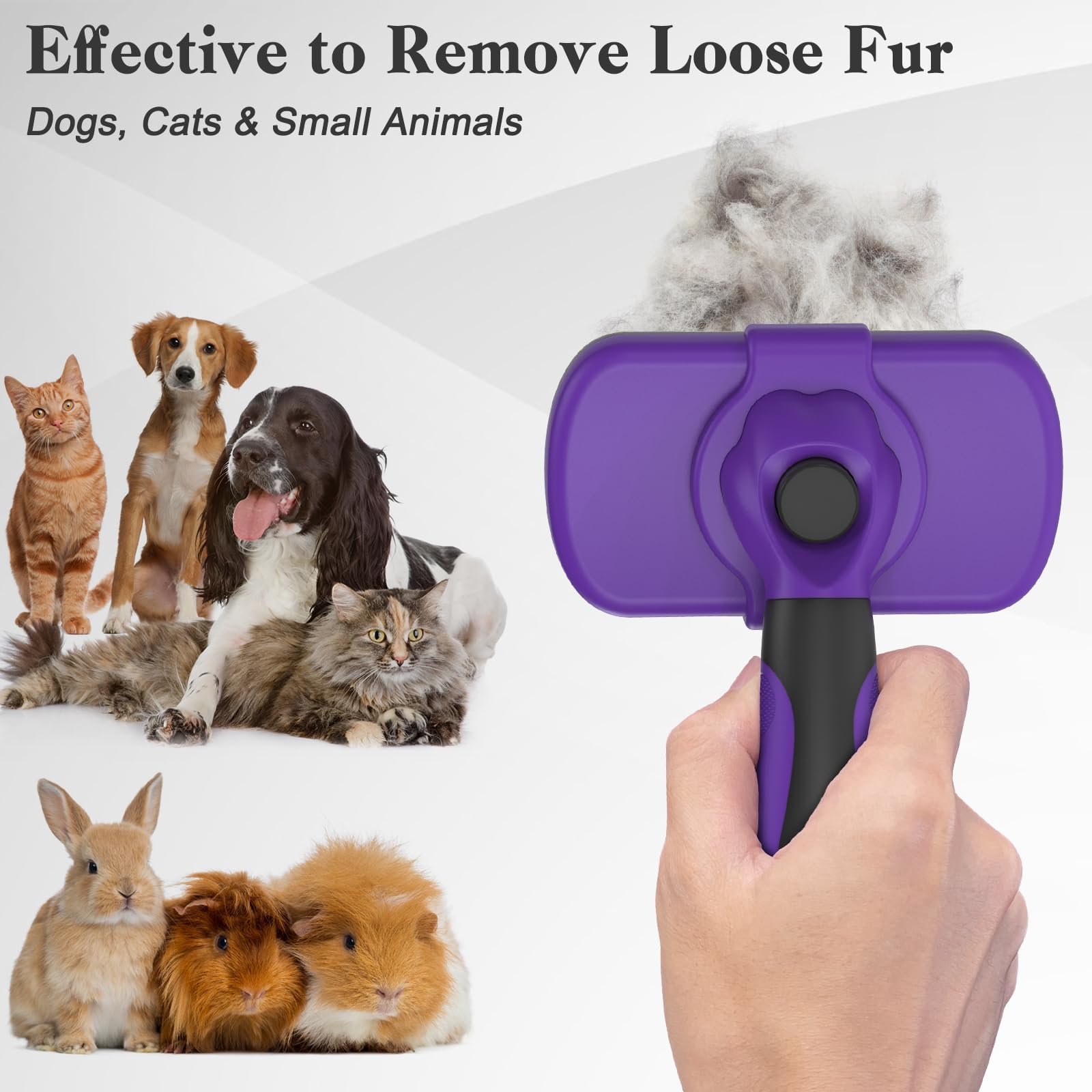 Swihauk Brosse poignee ergonomique, prise en main confortable.