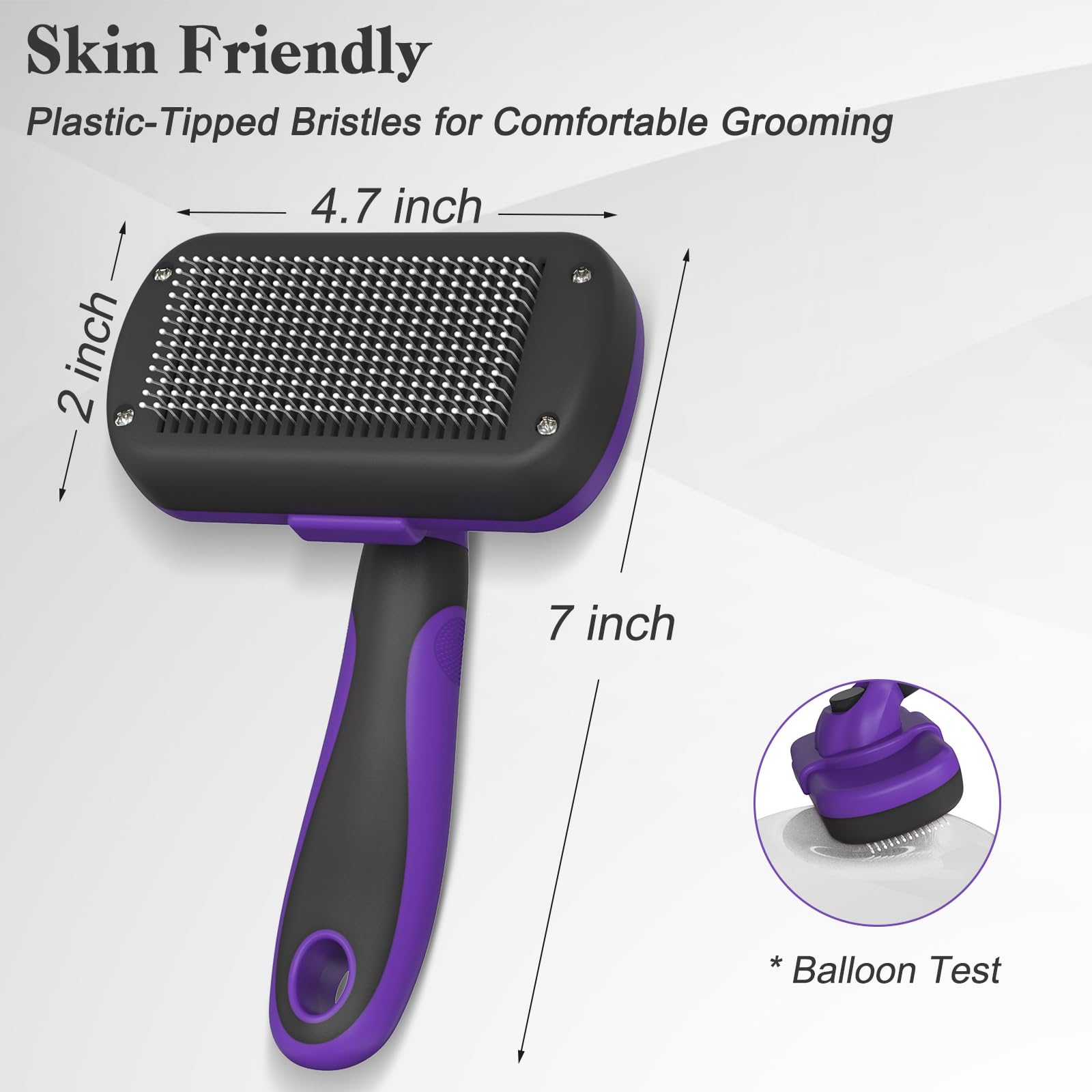 Swihauk Brosse poils libres chat, entretien rapide pour chats sensibles.
