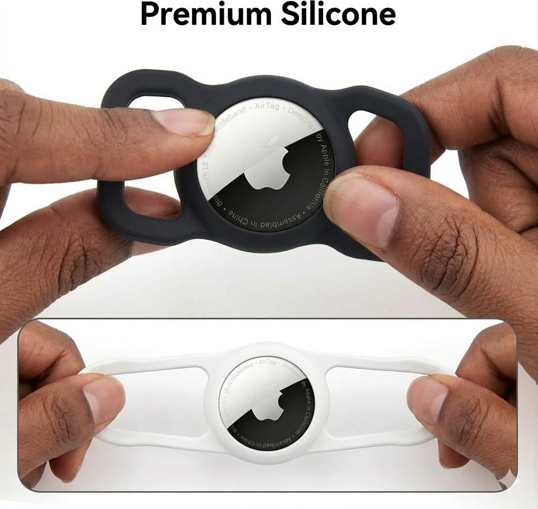 Porte-AirTag en silicone Swincho, surface durable et flexible