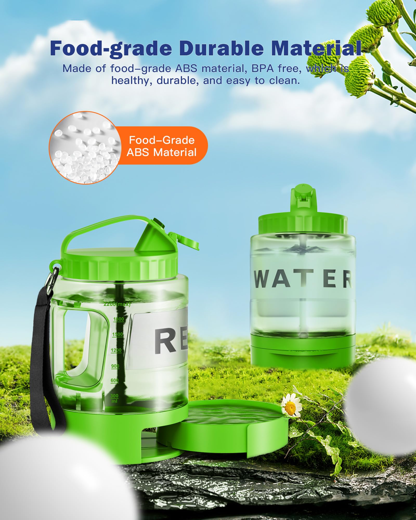 Couvercle en silicone SwSun étanche pour éviter les fuites.
