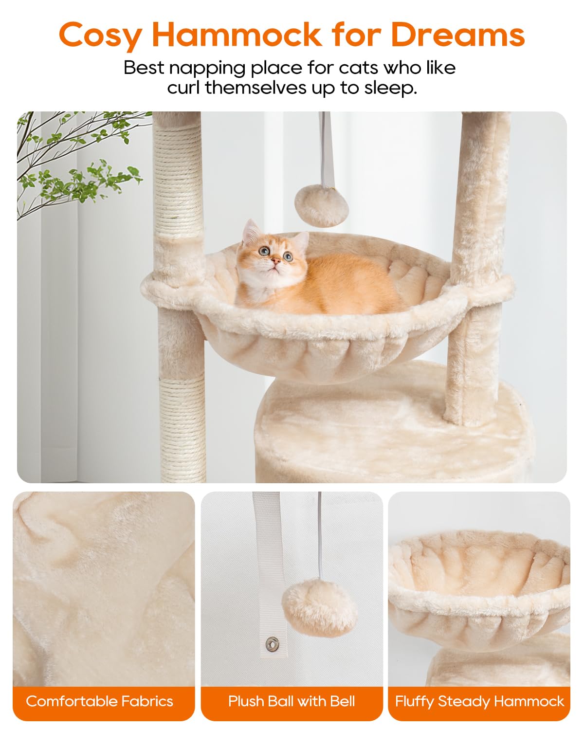 SYANDLVY arbre-chat compact – cabane cosy pour repos privé