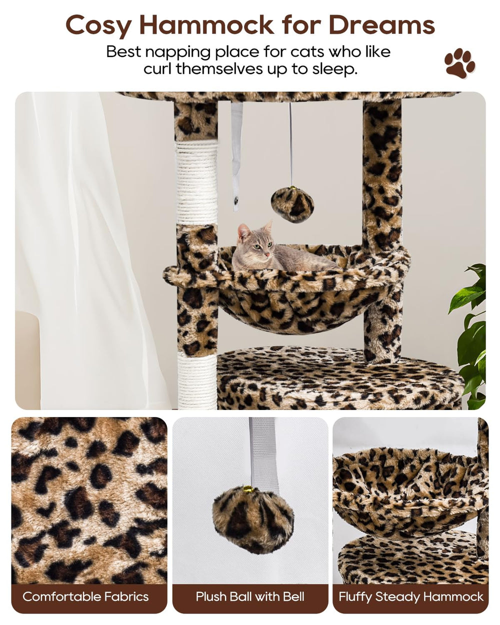 SYANDLVY nid-chat cavanne-douillette, endroit calme pour dormir.