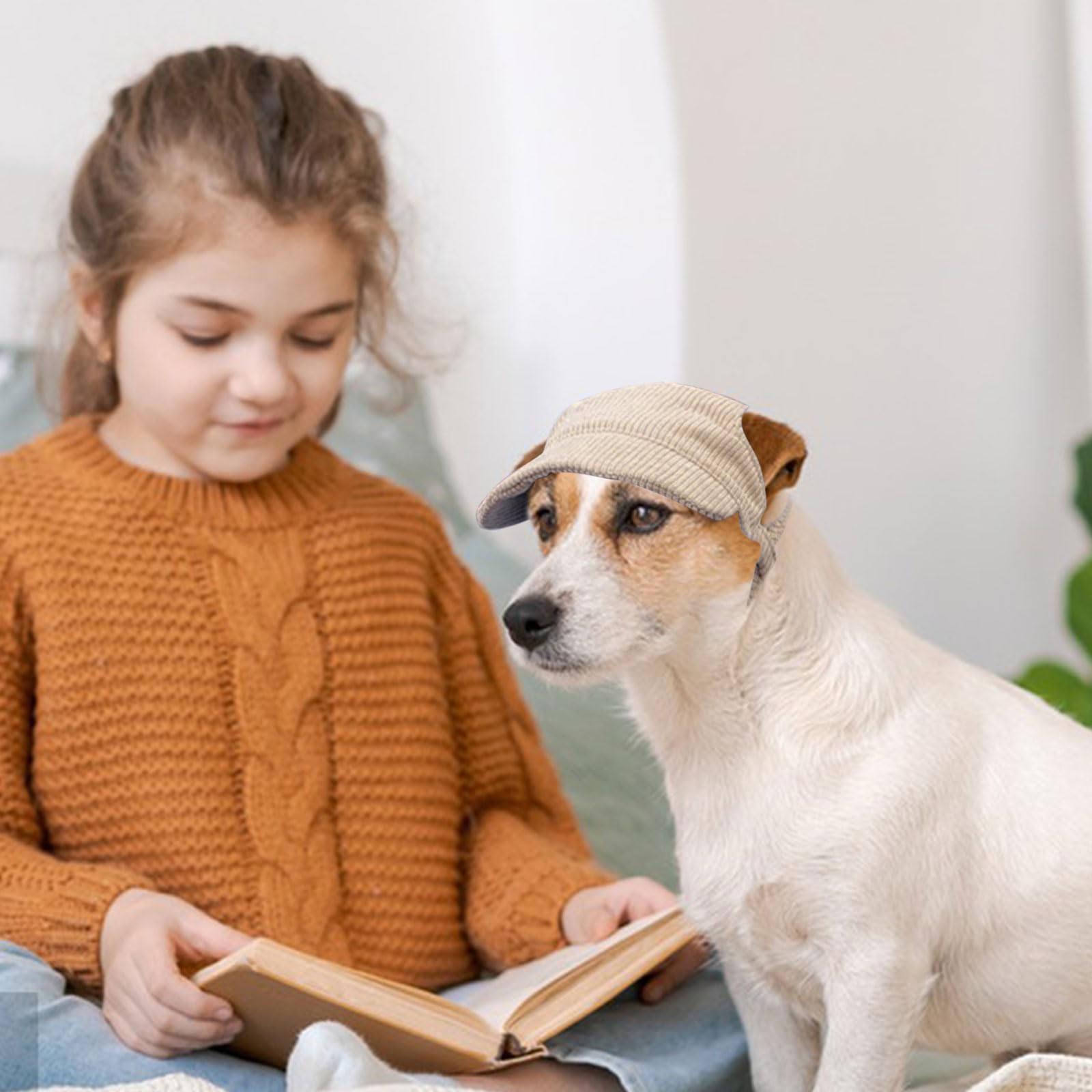 Chapeau Symphonyw chien matériau velours côtelé: tissu doux et respirant pour toute journée