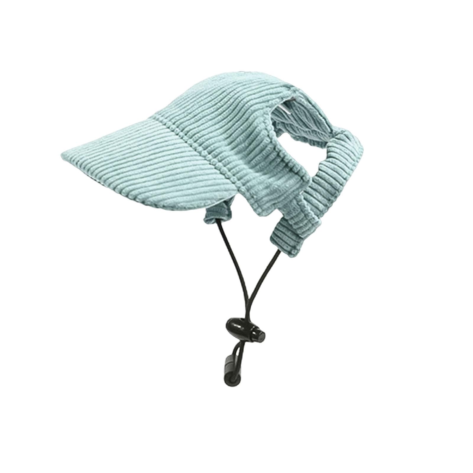 Chapeau Symphonyw pour chien vert avec visière, ombre naturelle pour les sorties estivales