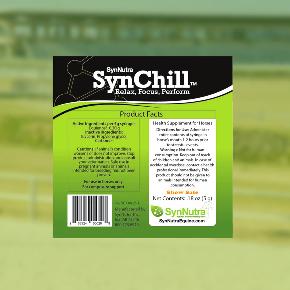 SynChill: utilisation pendant l’entraînement et les compétitions pour une attention migliorée.