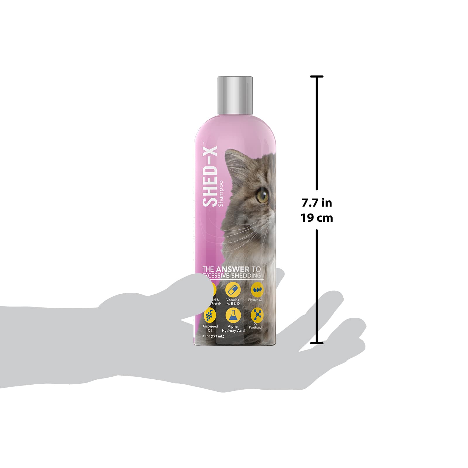 Shampoing Shed-X: exfoliation légère pour peau et pelage renouvelés.