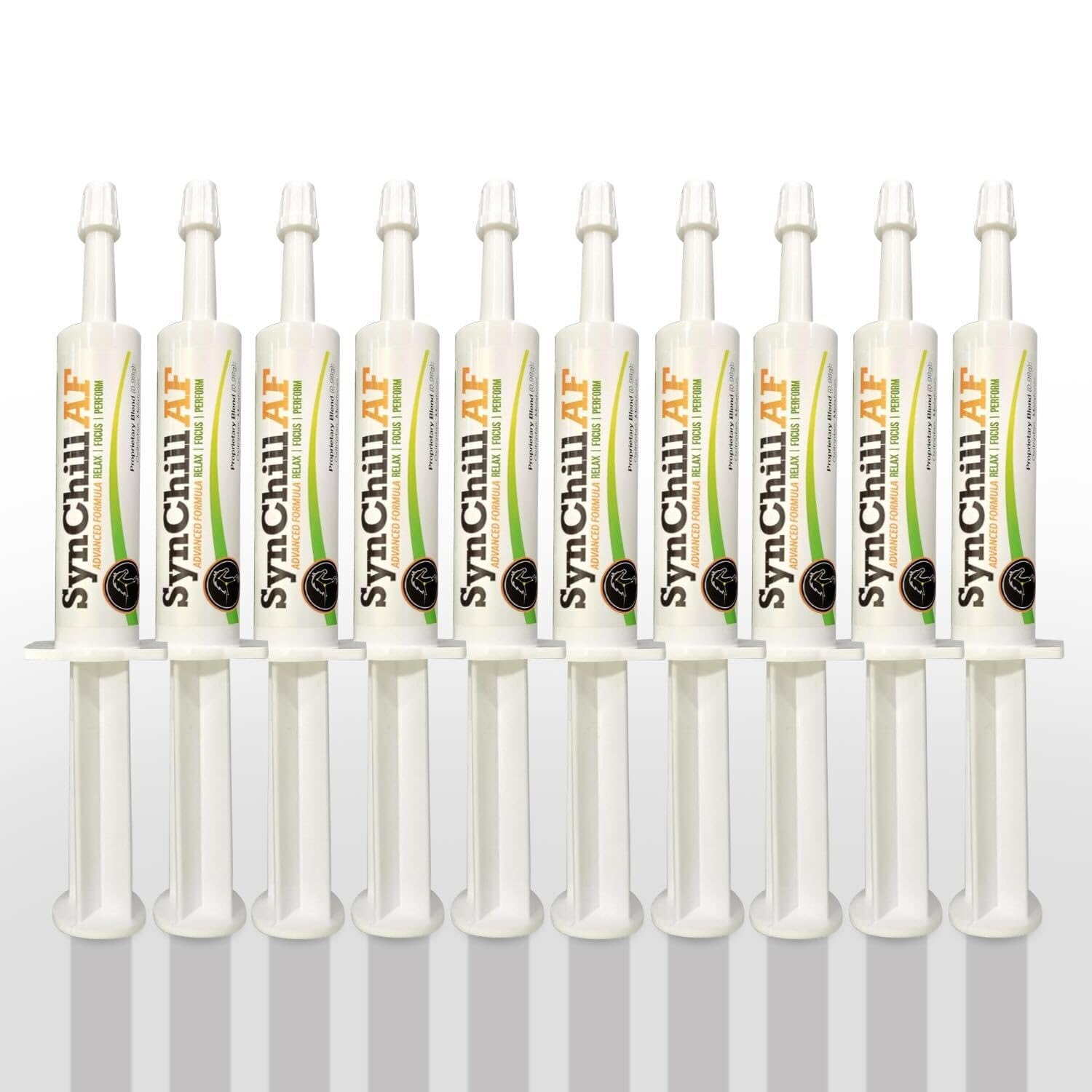 SynNutra Equine SynChill AF bouteille du gel soutien discret à la confiance du cheval