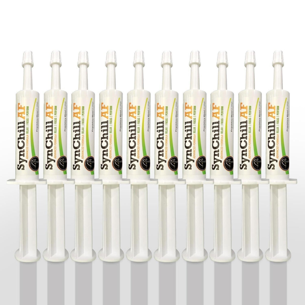 SynNutra Equine SynChill AF bouteille du gel soutien discret à la confiance du cheval