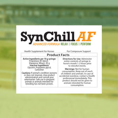 Flacon de SynChill AF, concentration et calme en concours
